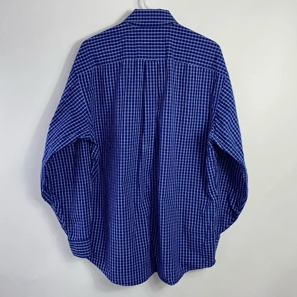 Tommy Hilfiger American Tartan Men's Button Down Plaid Shirt Size 16 ~ 34/35 - Picture 9 of 10